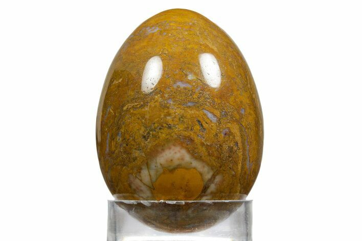 Polished Stone Canyon Jasper Egg - California #356276